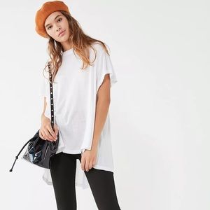 Urban Outfitters White Babydoll T-Shirt